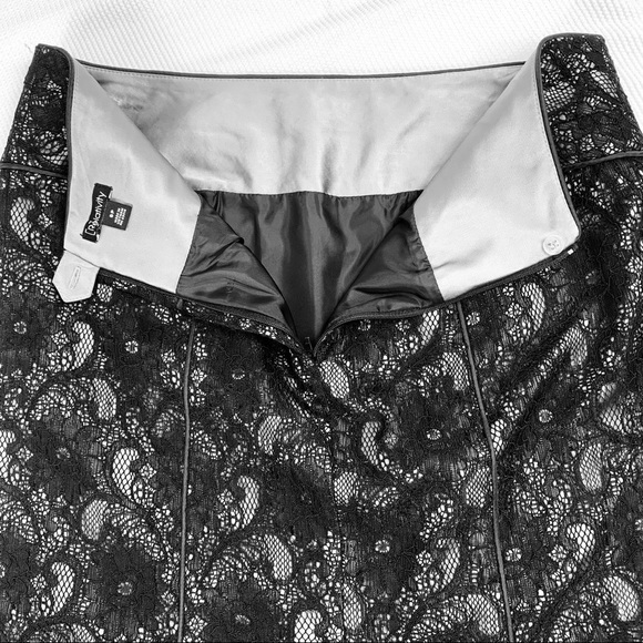 50% OFF Classy Lace Black & Gray Skirt, Size 6 - Picture 7 of 8